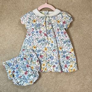 Kissy Kissy Dress & Bloomers 12-18 Mos